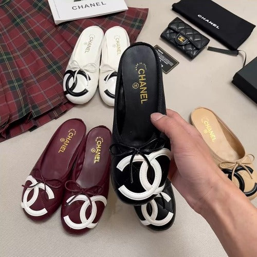 Chanel Leather Ballet Flats