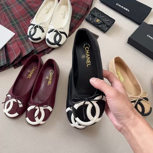Chanel Leather Ballet Flats