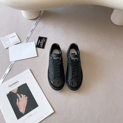 Chanel Leather Colorblock Shoes
