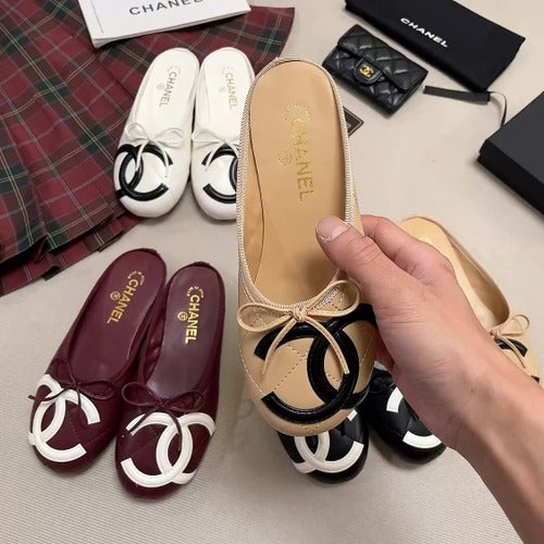 Chanel Leather Ballet Flats