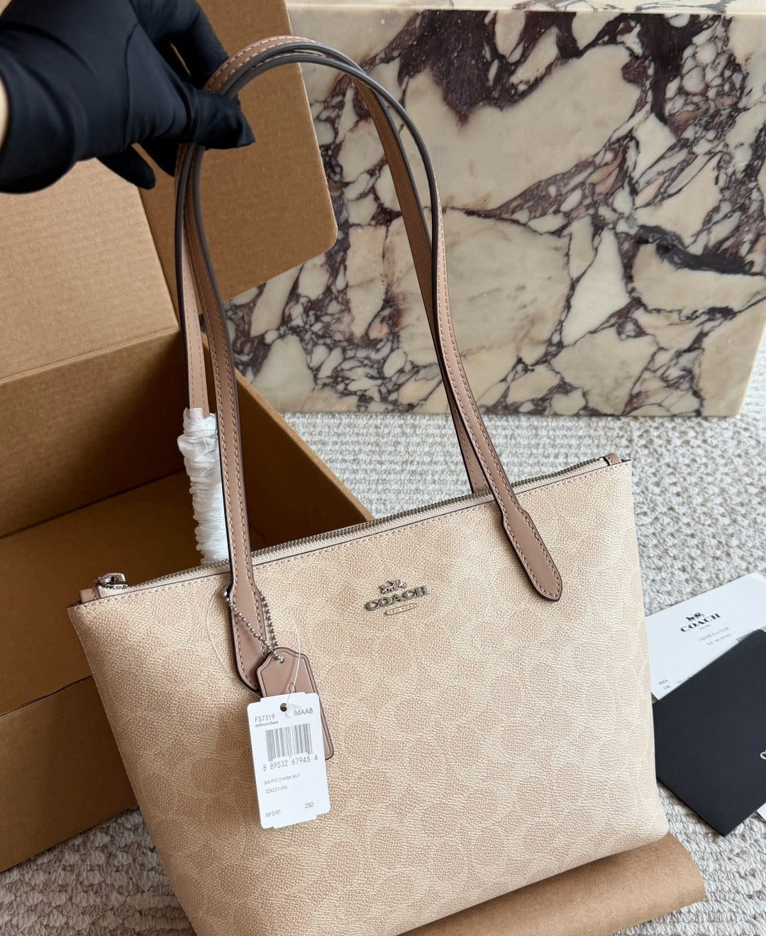 Coach Zip Tote Bag