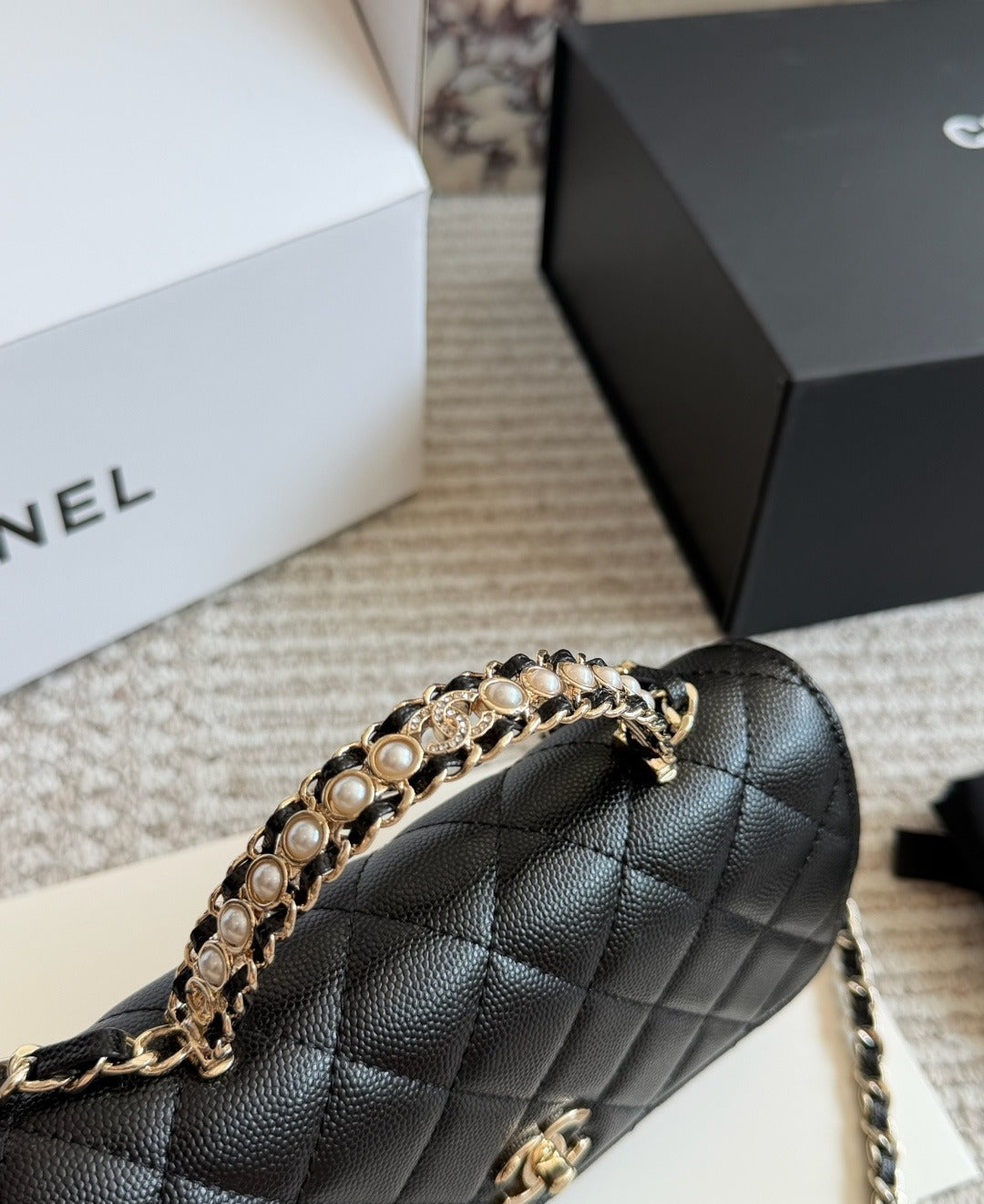 Chanel Pearl Clutch