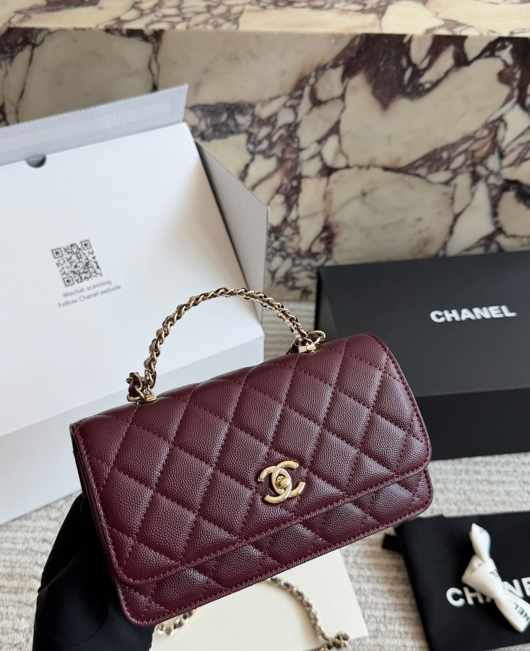 Chanel Pearl Handbag