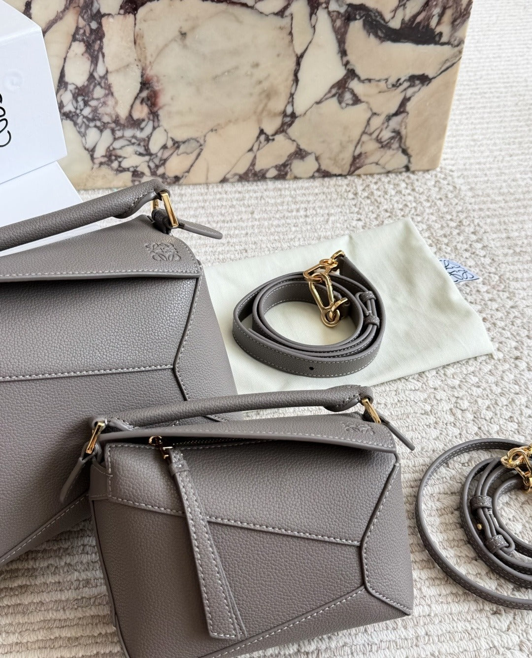 Loewe Leather Puzzle Handbag