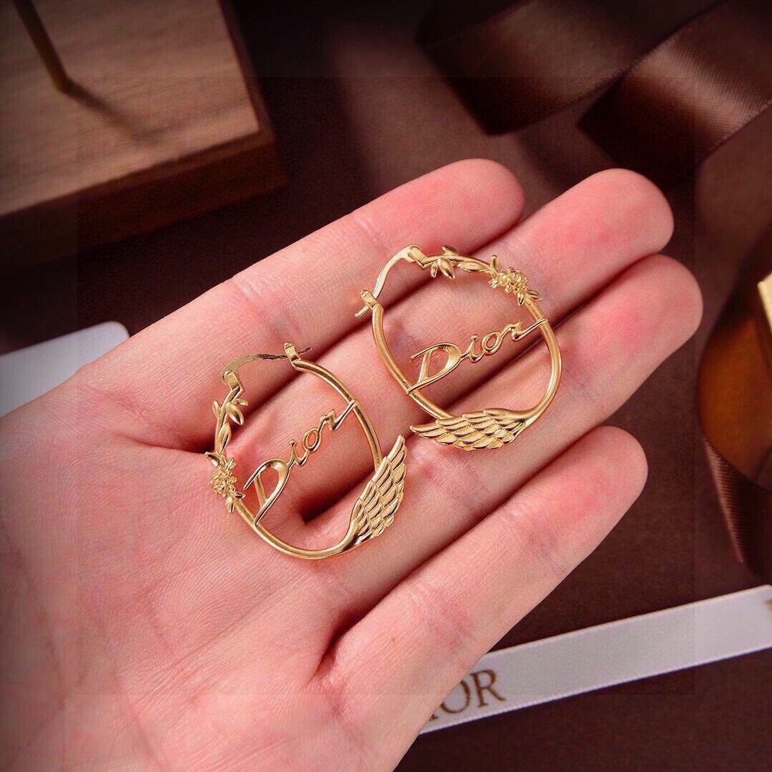 Dior Brass Earrings