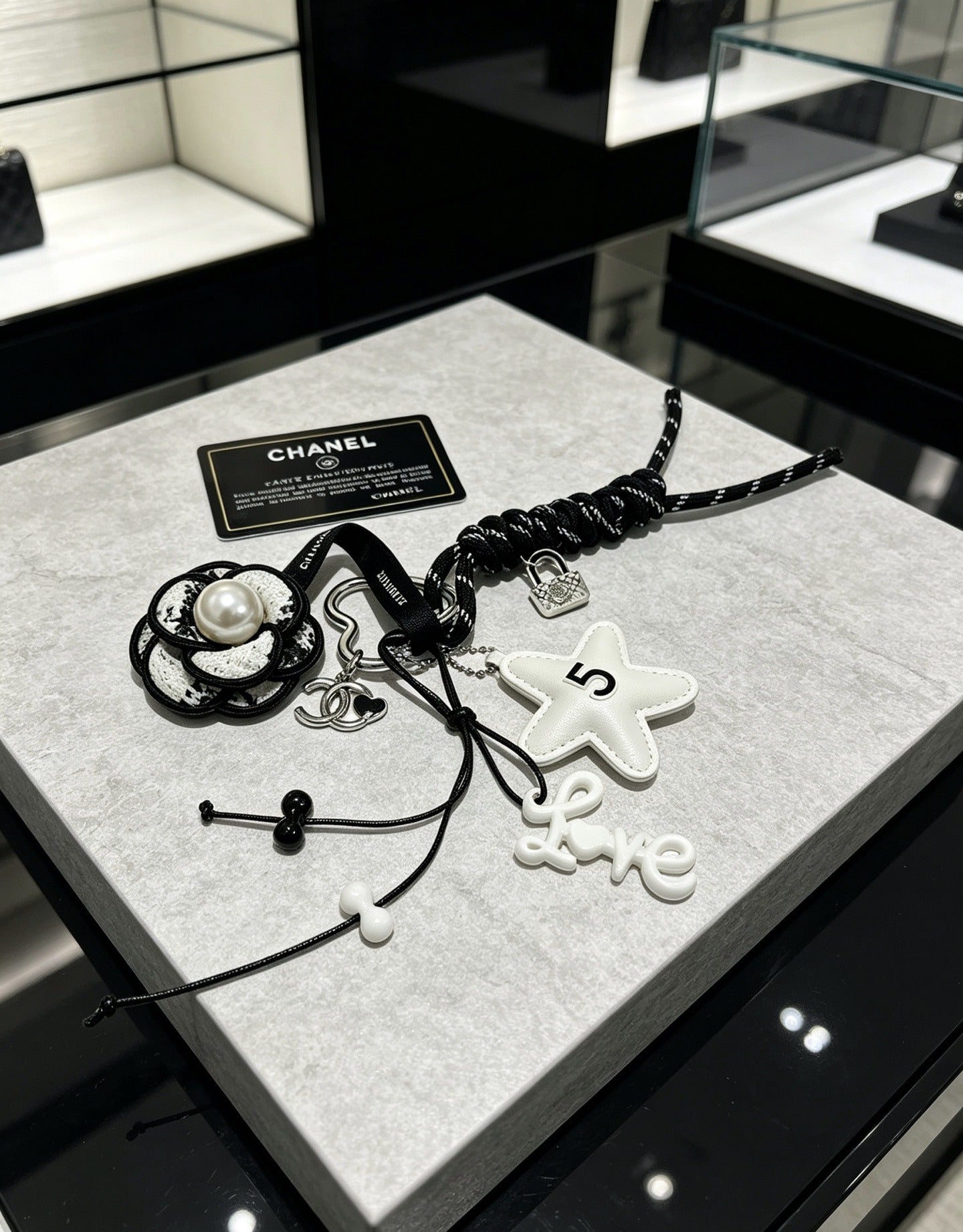 Chanel Vintage-Finish Keychain