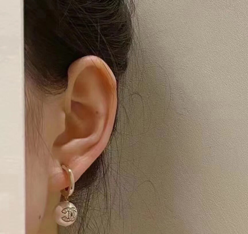 Chanel Pearl Earrings