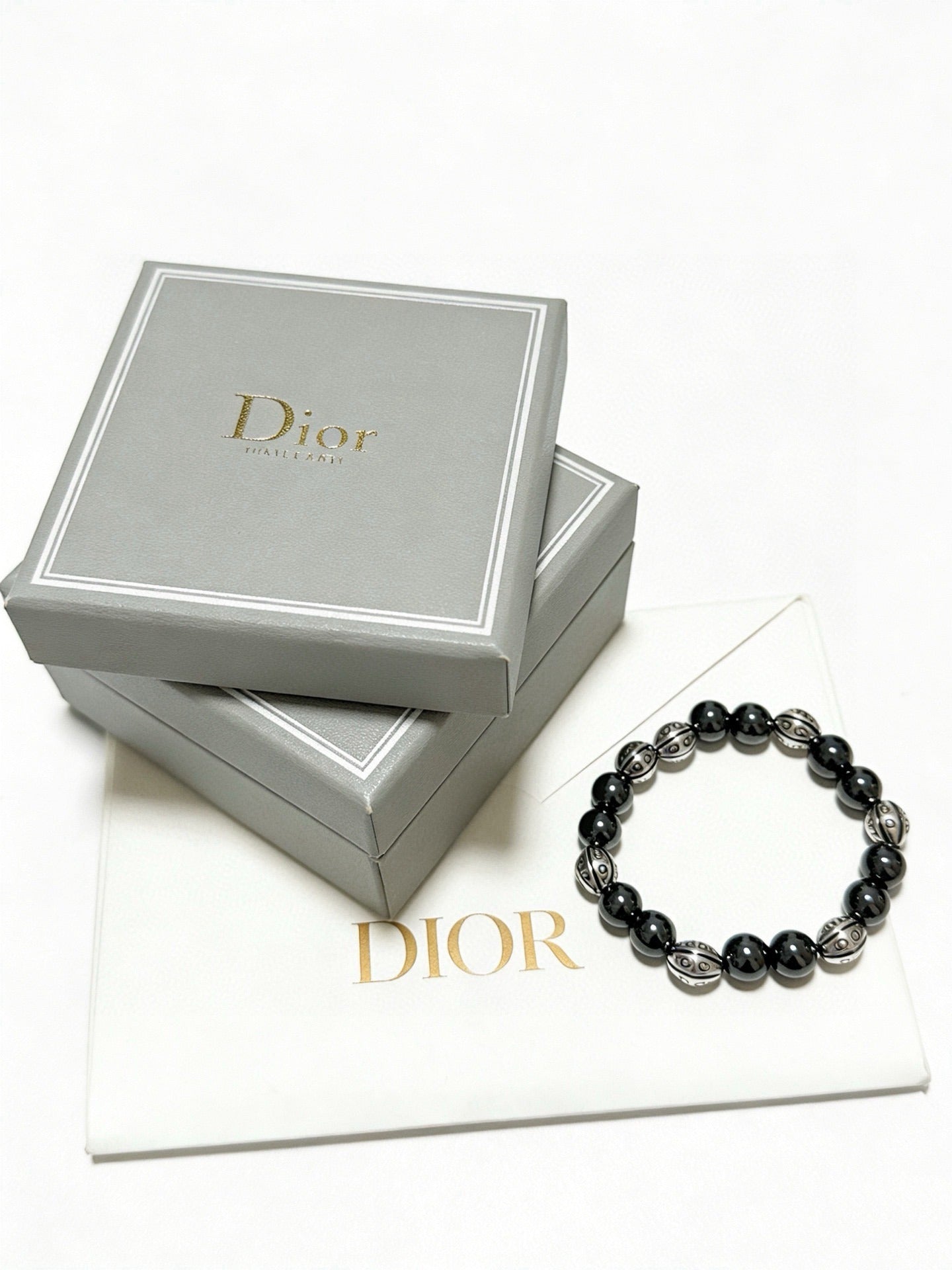 Dior Sterling Silver Vintage-Finish Bracelet