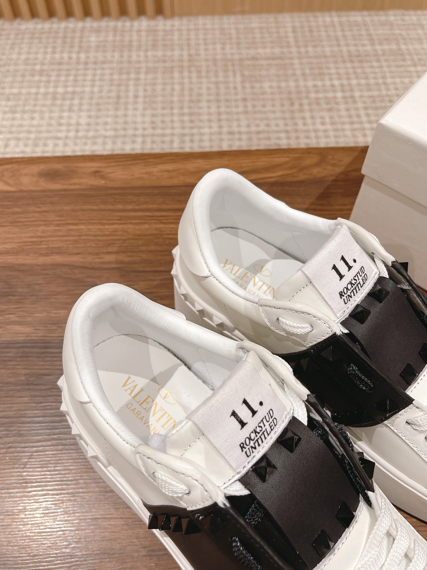 Valentino Calfskin Leather Sneakers