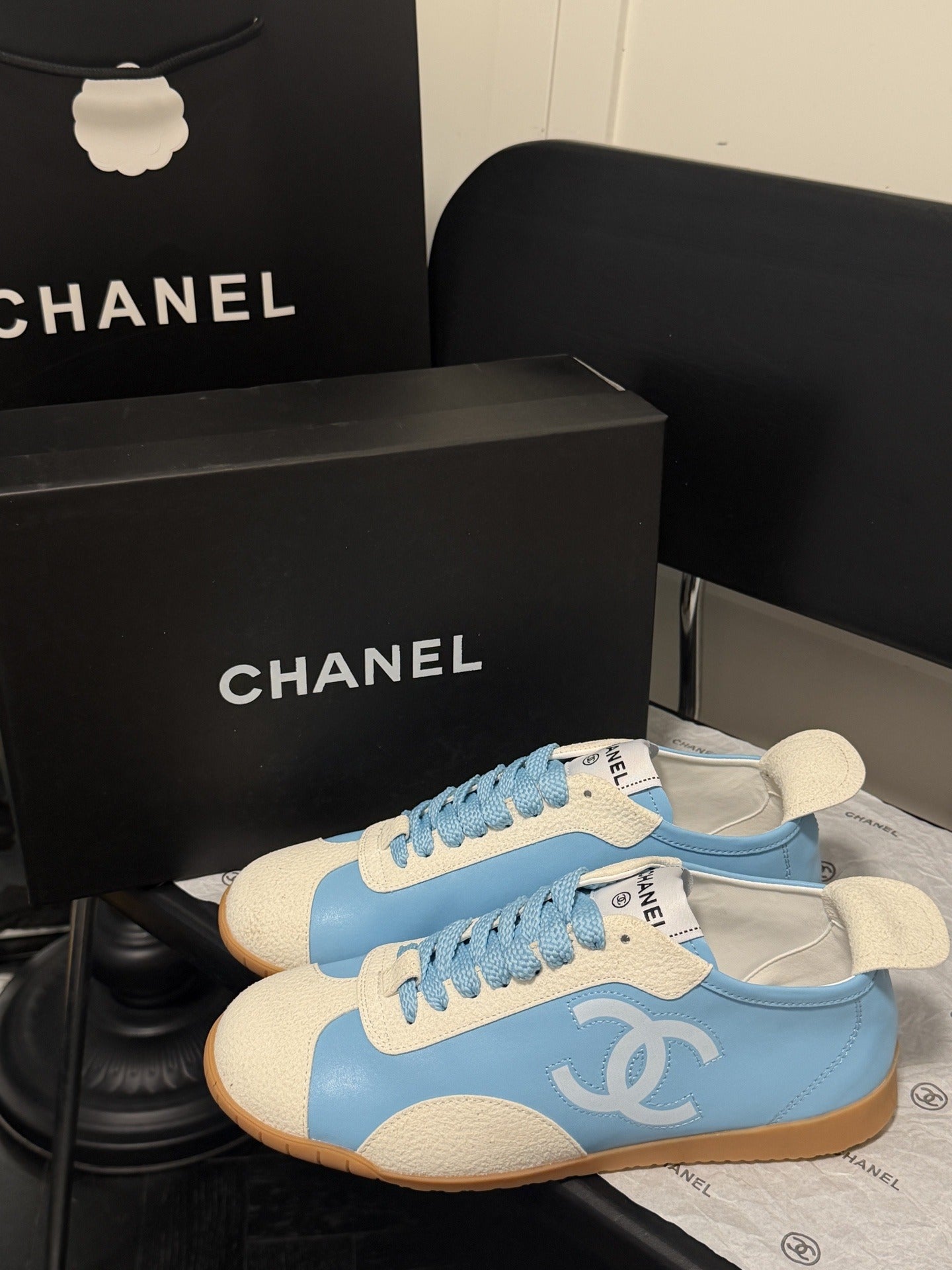 Chanel Leather Sneakers