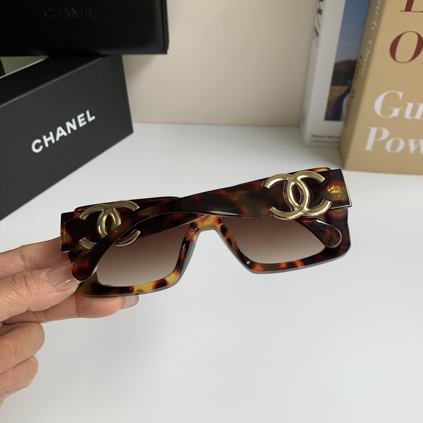 Chanel Logo Sunglasses