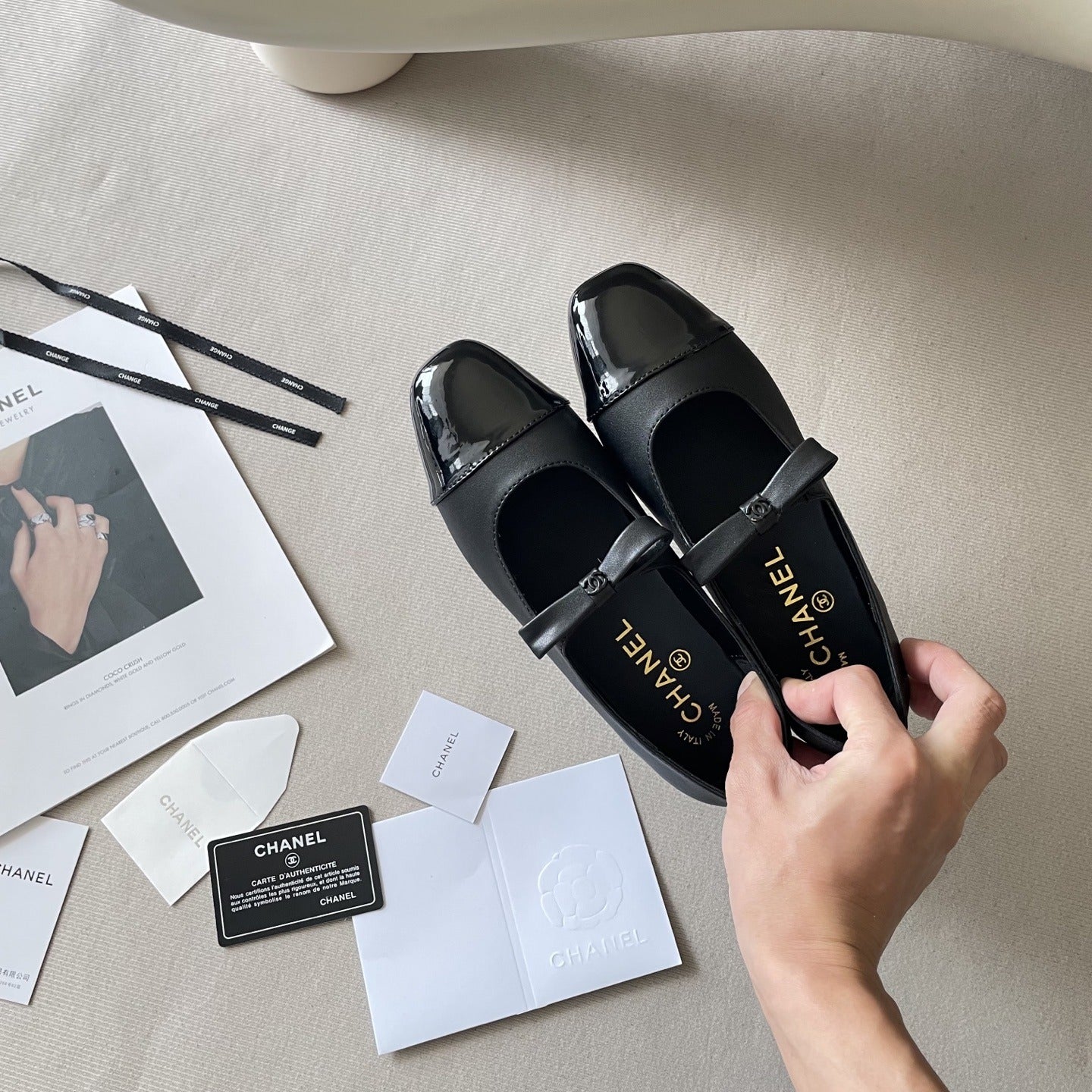 Chanel Leather Square Toe Shoes