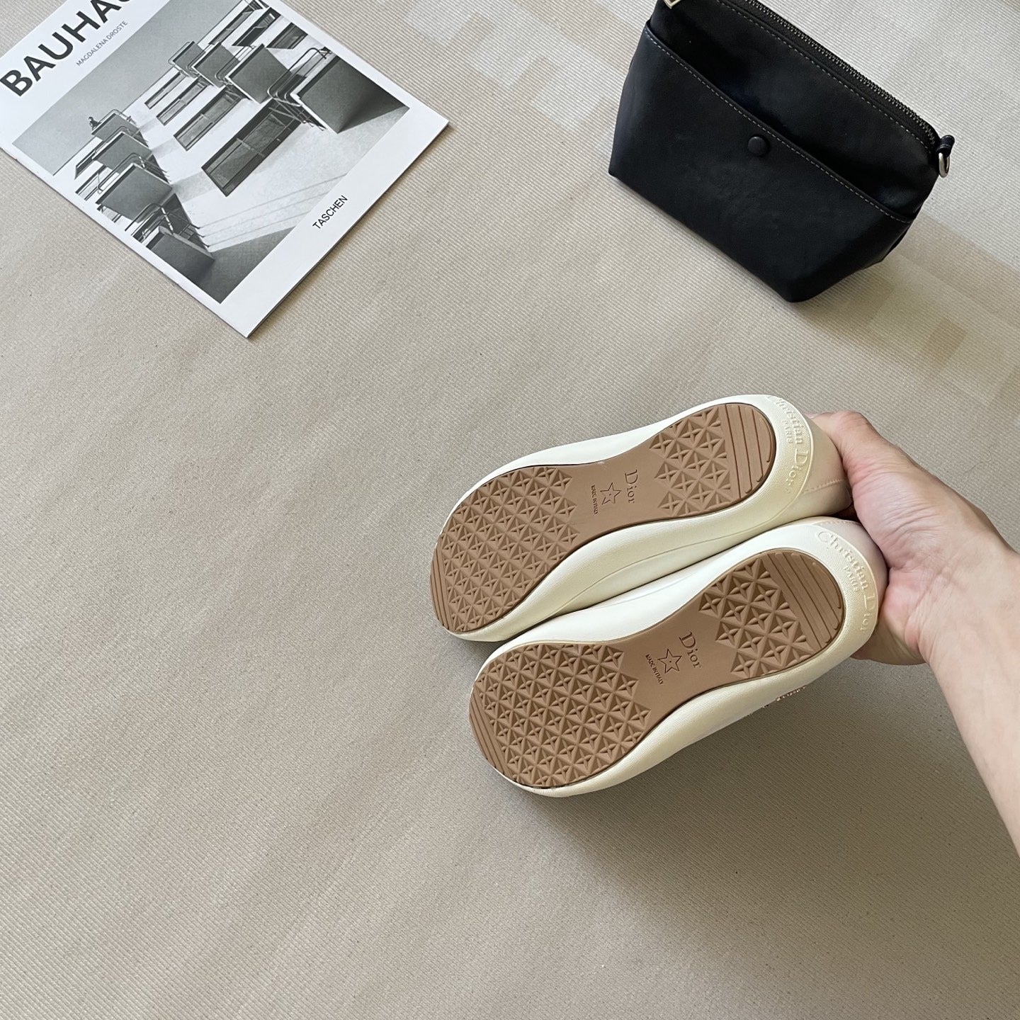 Dior Leather Logo Sneakers