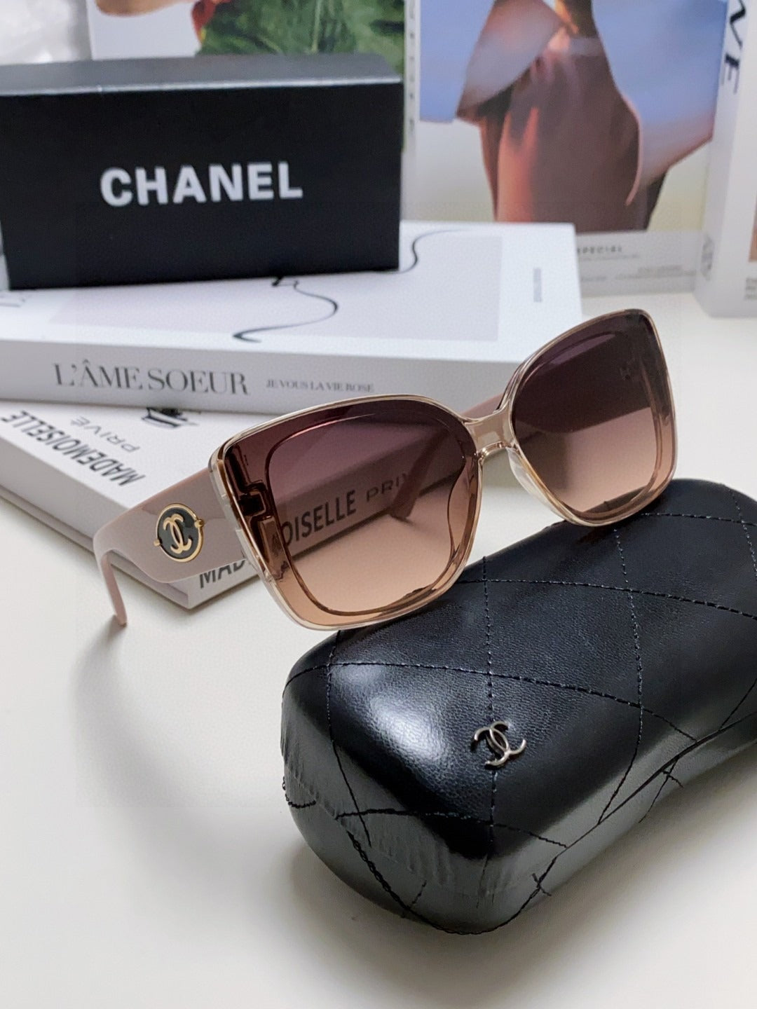 Chanel Logo Sunglasses