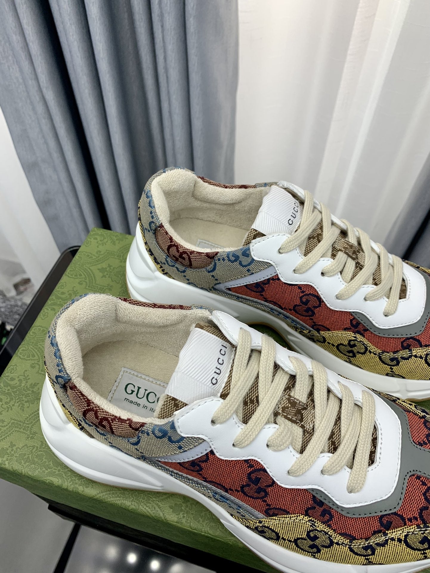 Gucci Lambskin Leather Sneakers