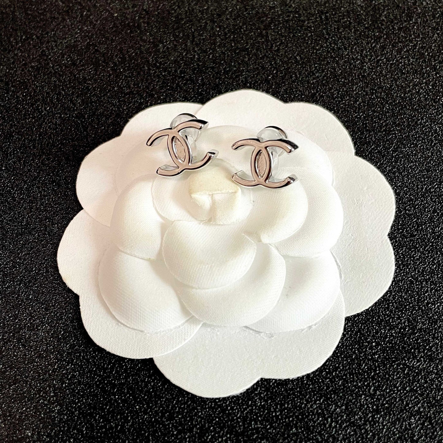 Chanel Logo Earrings