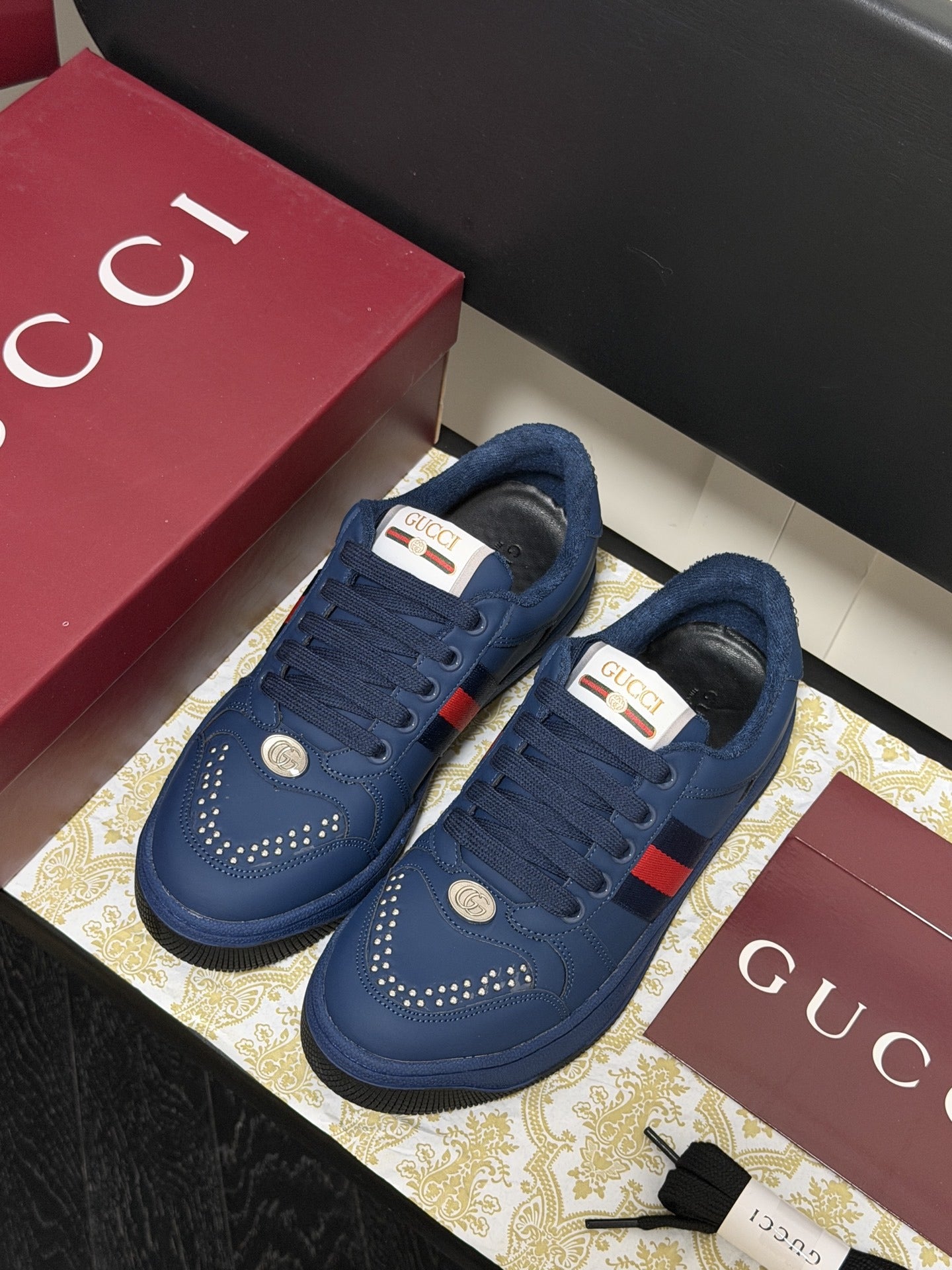 Gucci Crystal Sneakers