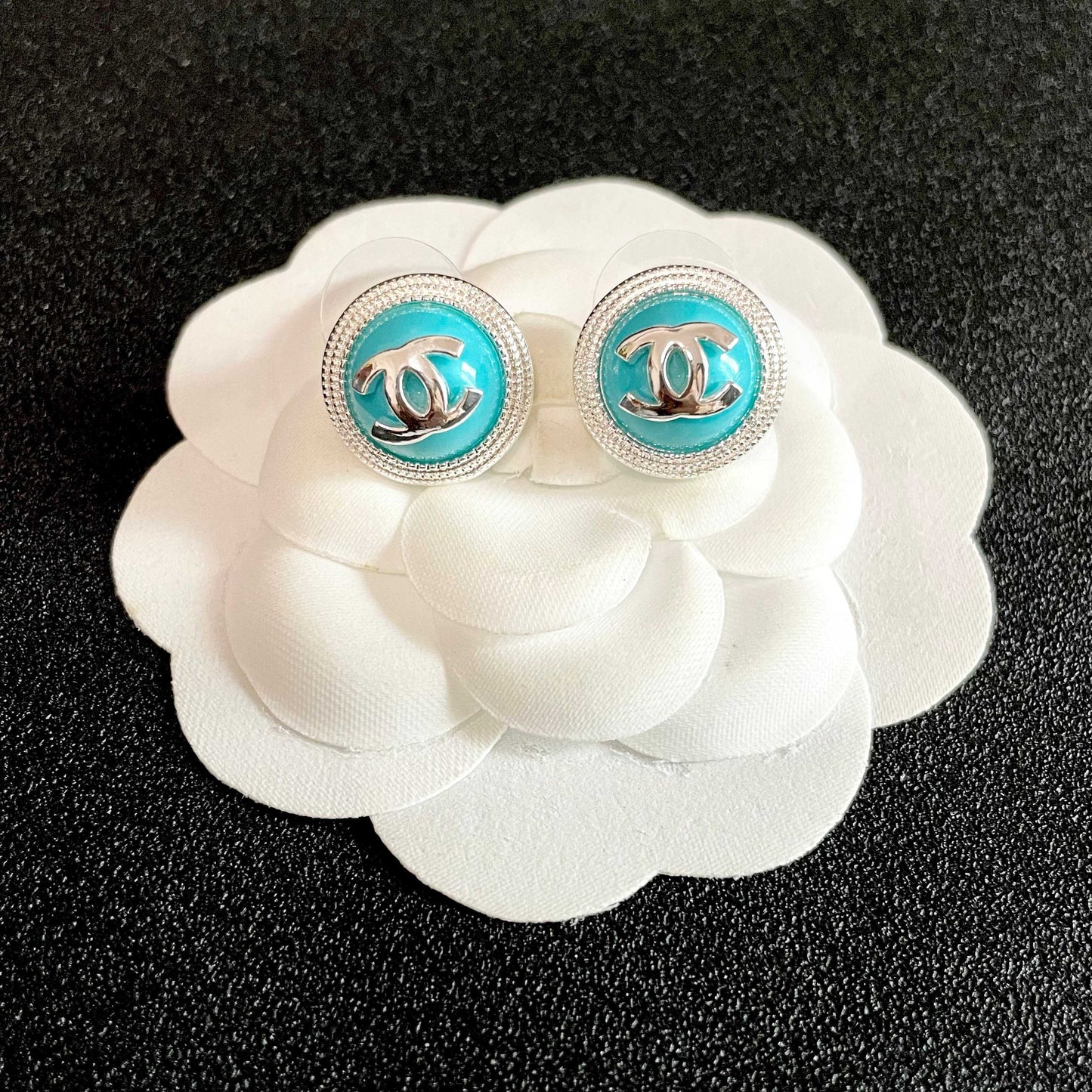 Chanel Logo Earrings