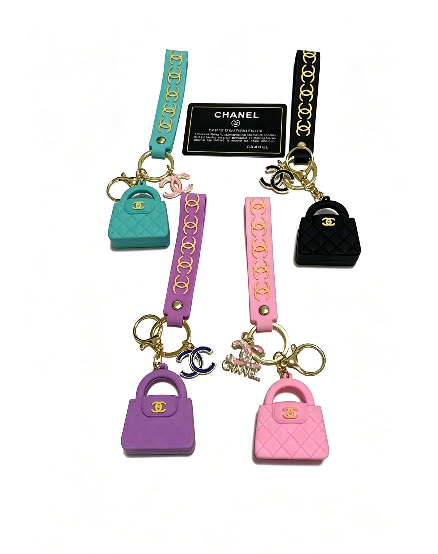 Chanel Vintage-Finish Keychain