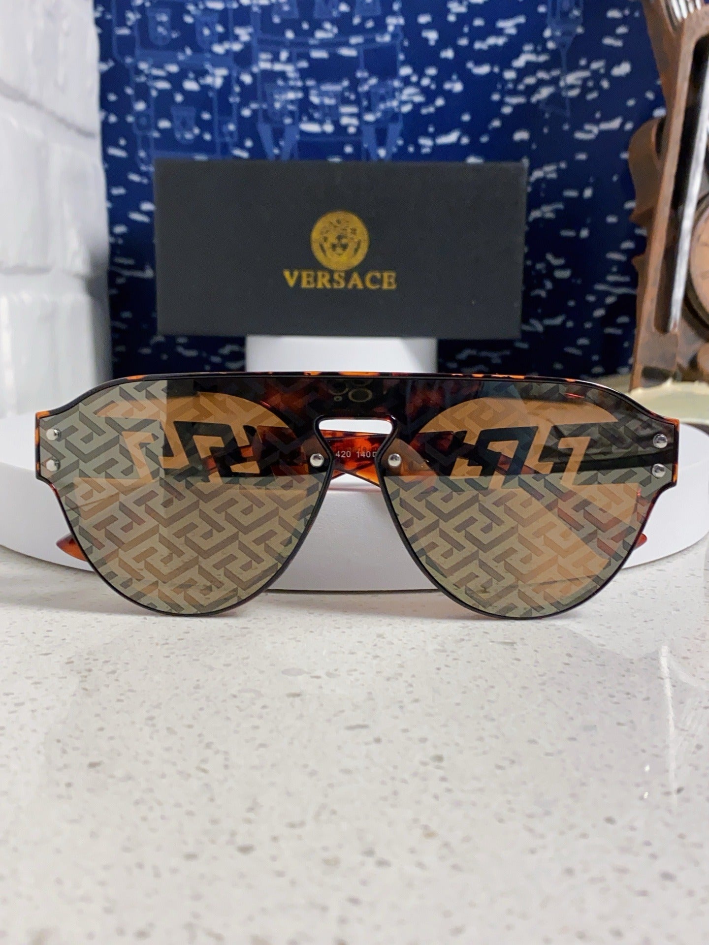 Versace Logo Sunglasses