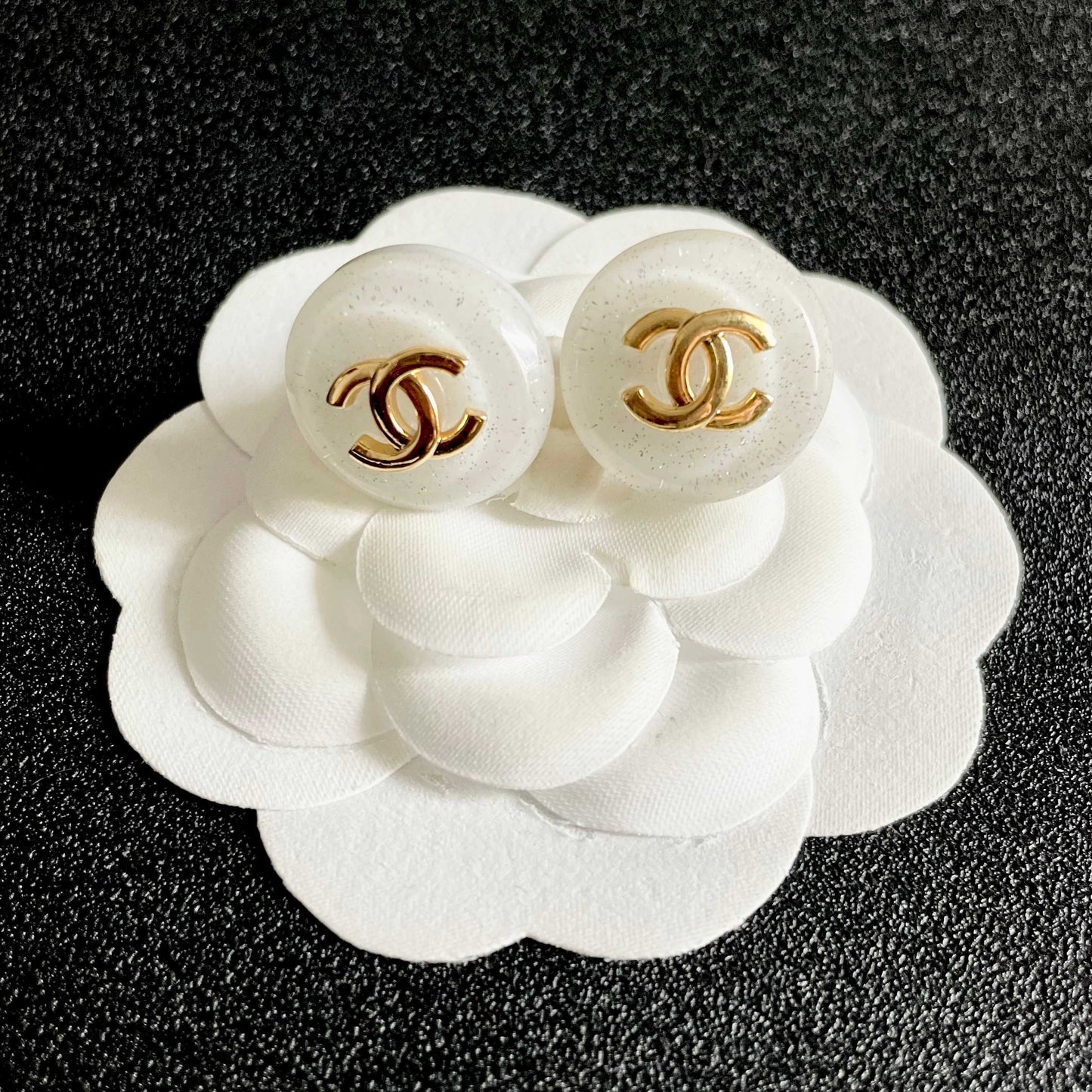 Chanel Logo Earrings