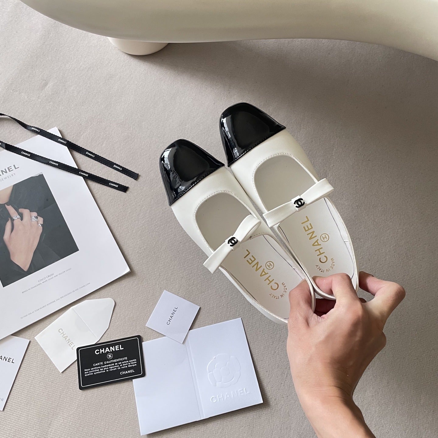 Chanel Leather Square Toe Shoes
