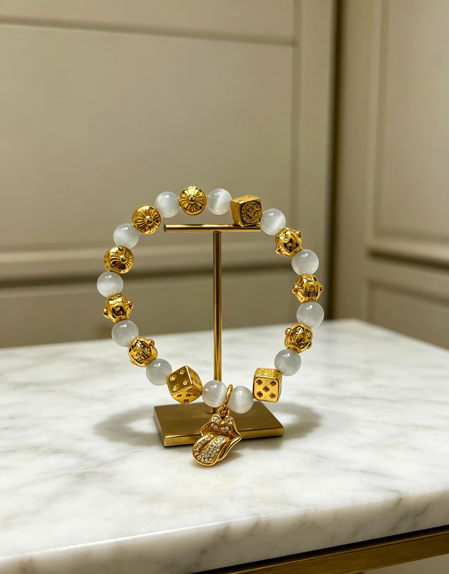 Chrome Hearts Sterling Silver Cross Bracelet