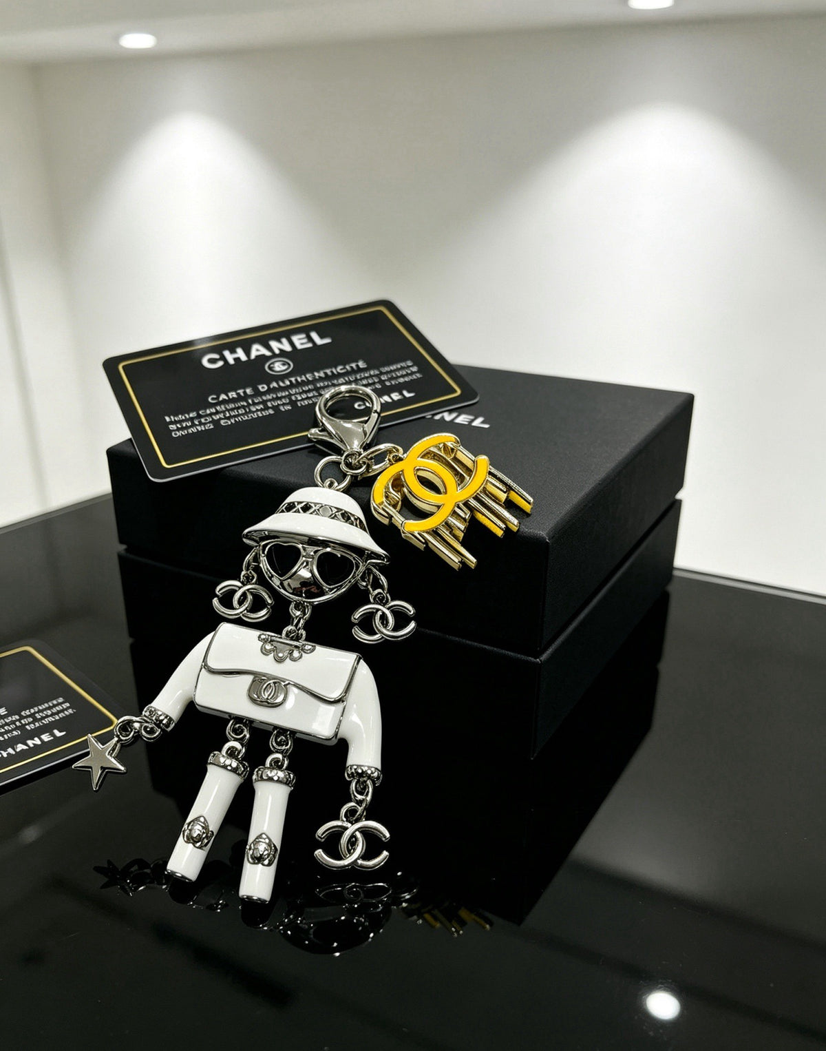 Chanel Vintage-Finish Keychain