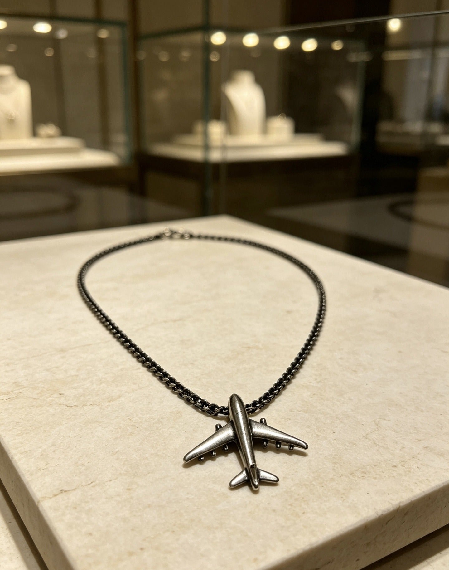 Chrome Hearts Sterling Silver Cross Necklace