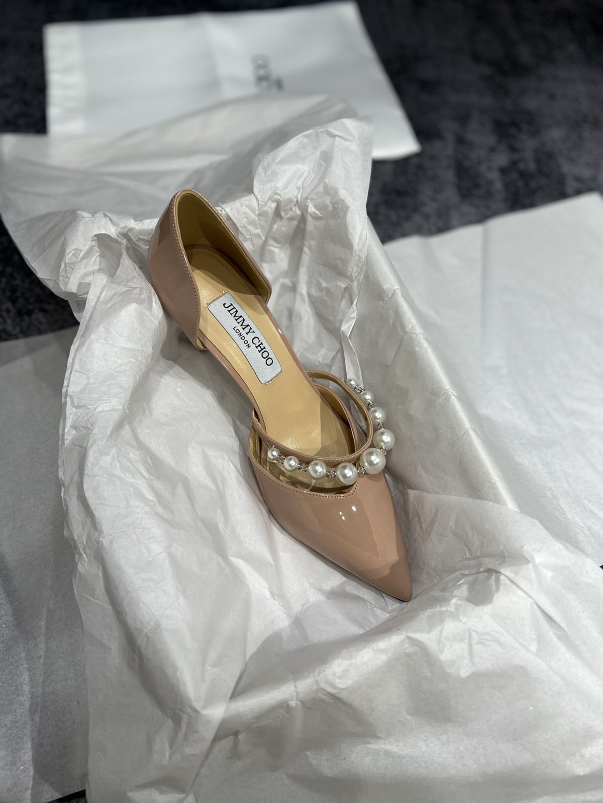 Jimmy Choo Black Pearl Heels