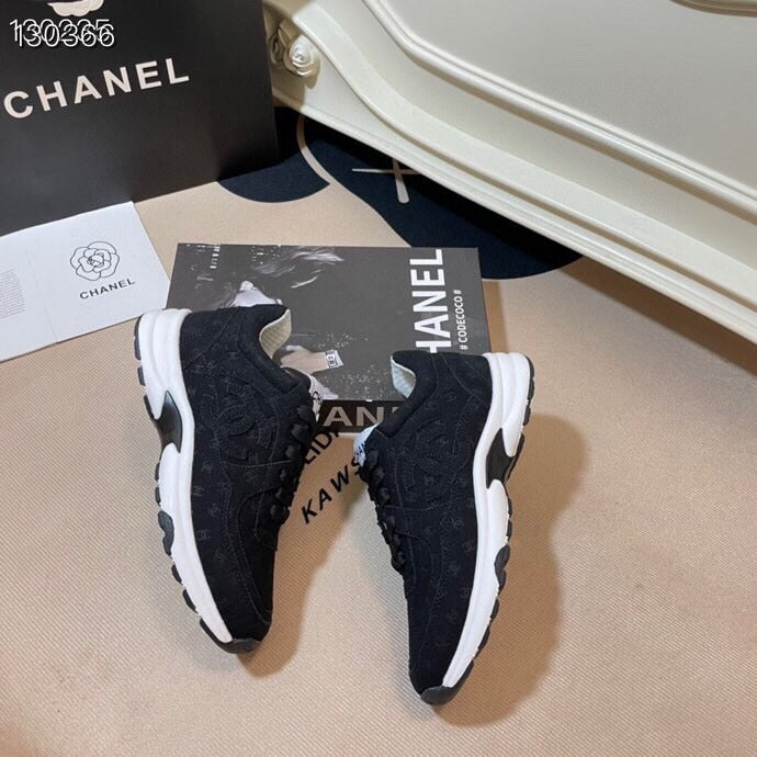Chanel Leather Logo Shoes