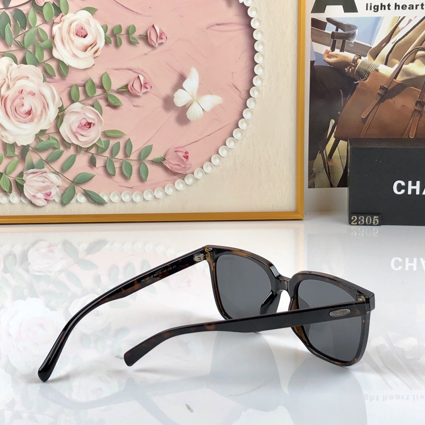 Chanel Vintage-Finish Sunglasses