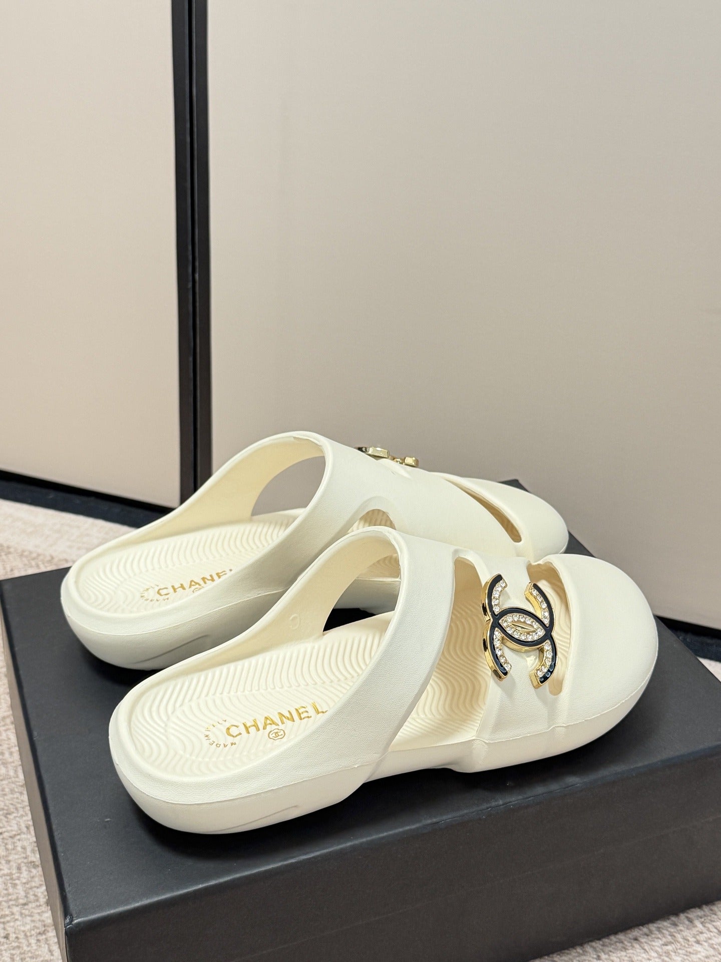 Chanel Vintage-Finish Sandals