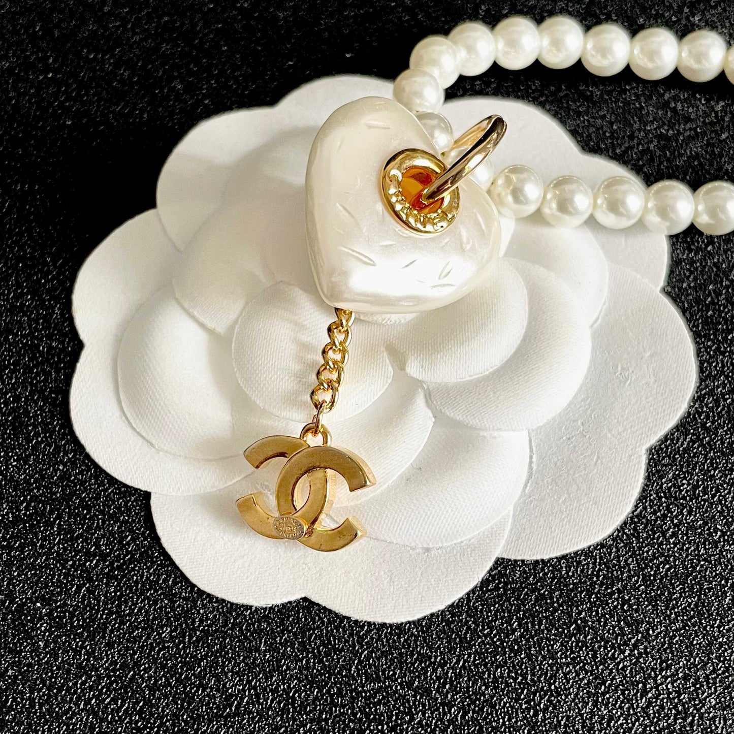 Chanel Logo Necklace