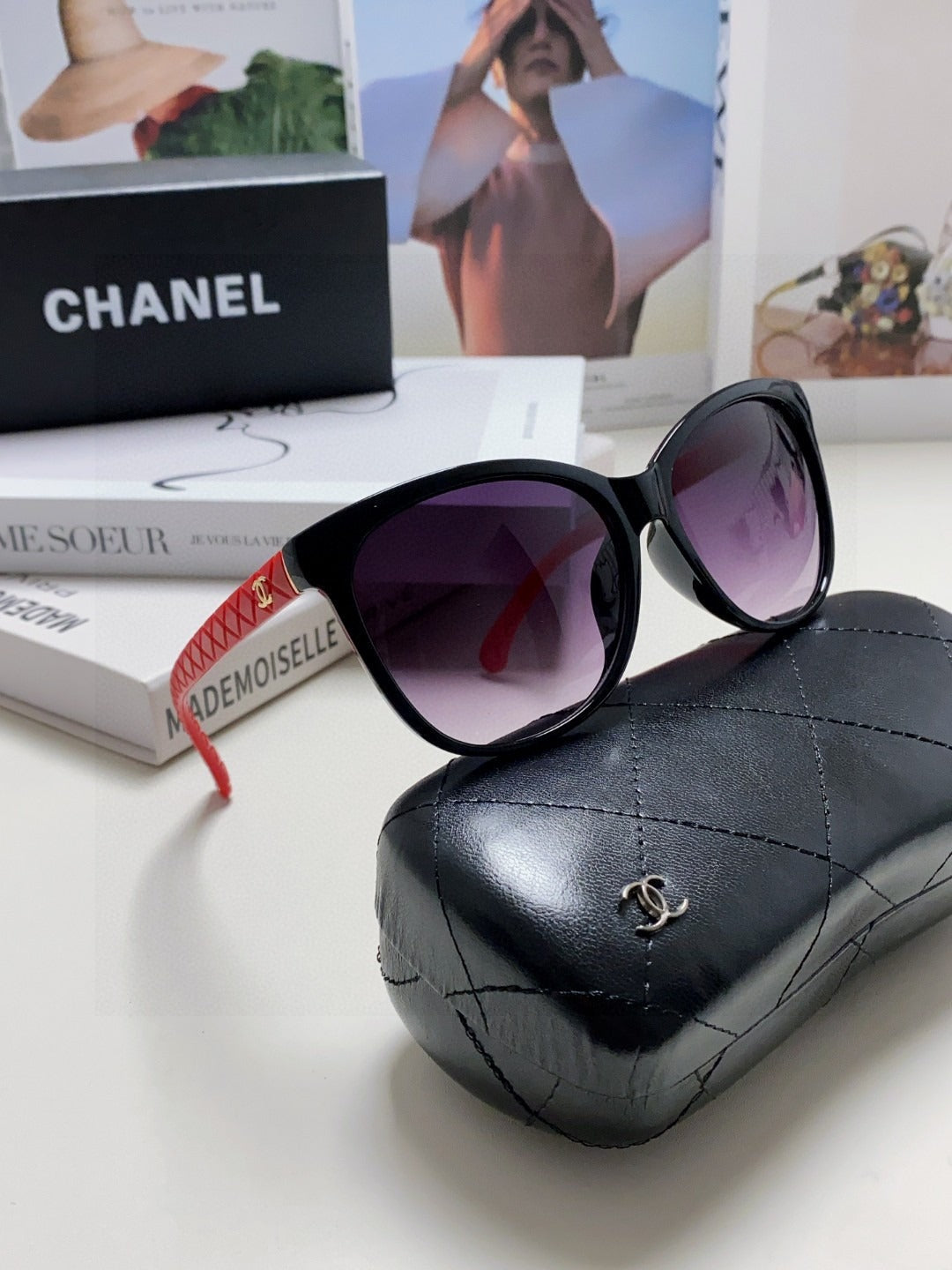 Chanel Logo Sunglasses