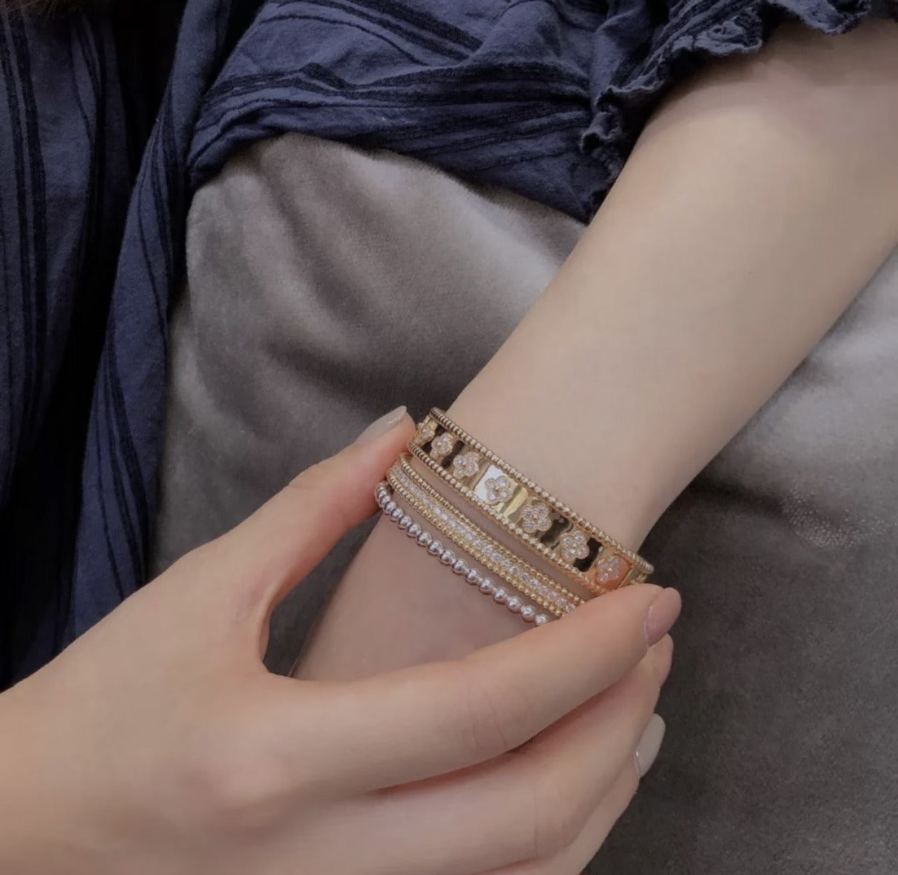 Van Cleef & Arpels Brass Bracelet