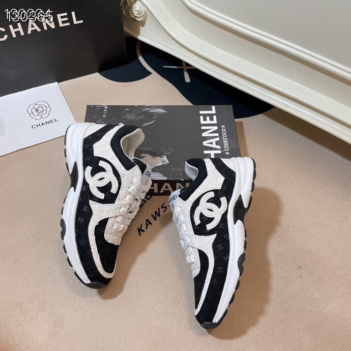 Chanel Leather Logo Shoes