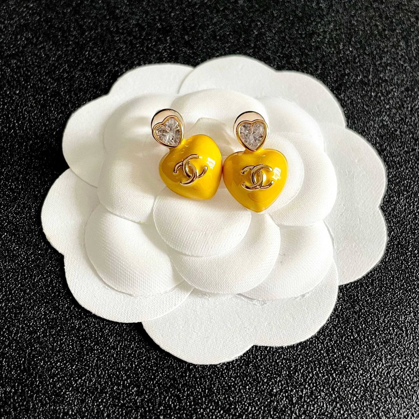 Chanel Logo Earrings