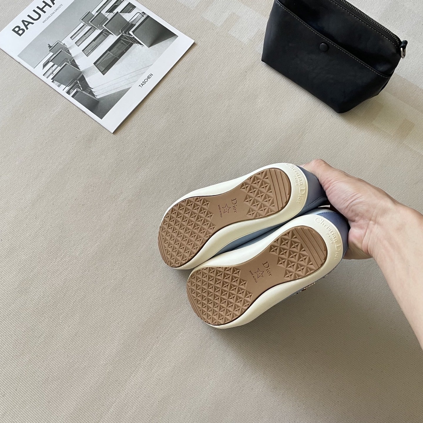 Dior Leather Logo Sneakers
