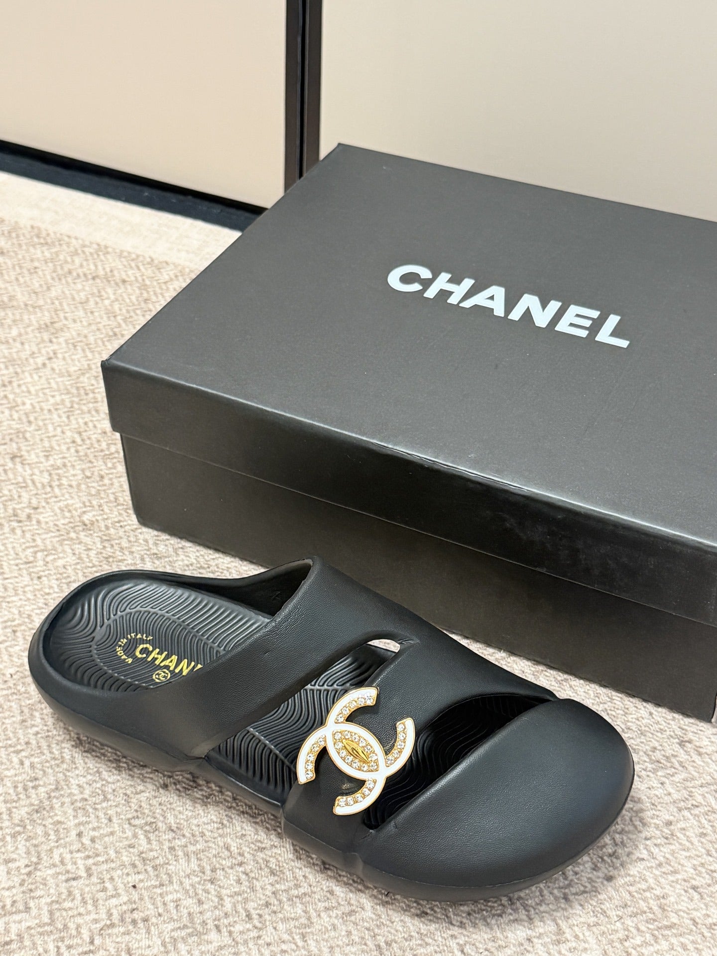 Chanel Vintage-Finish Sandals