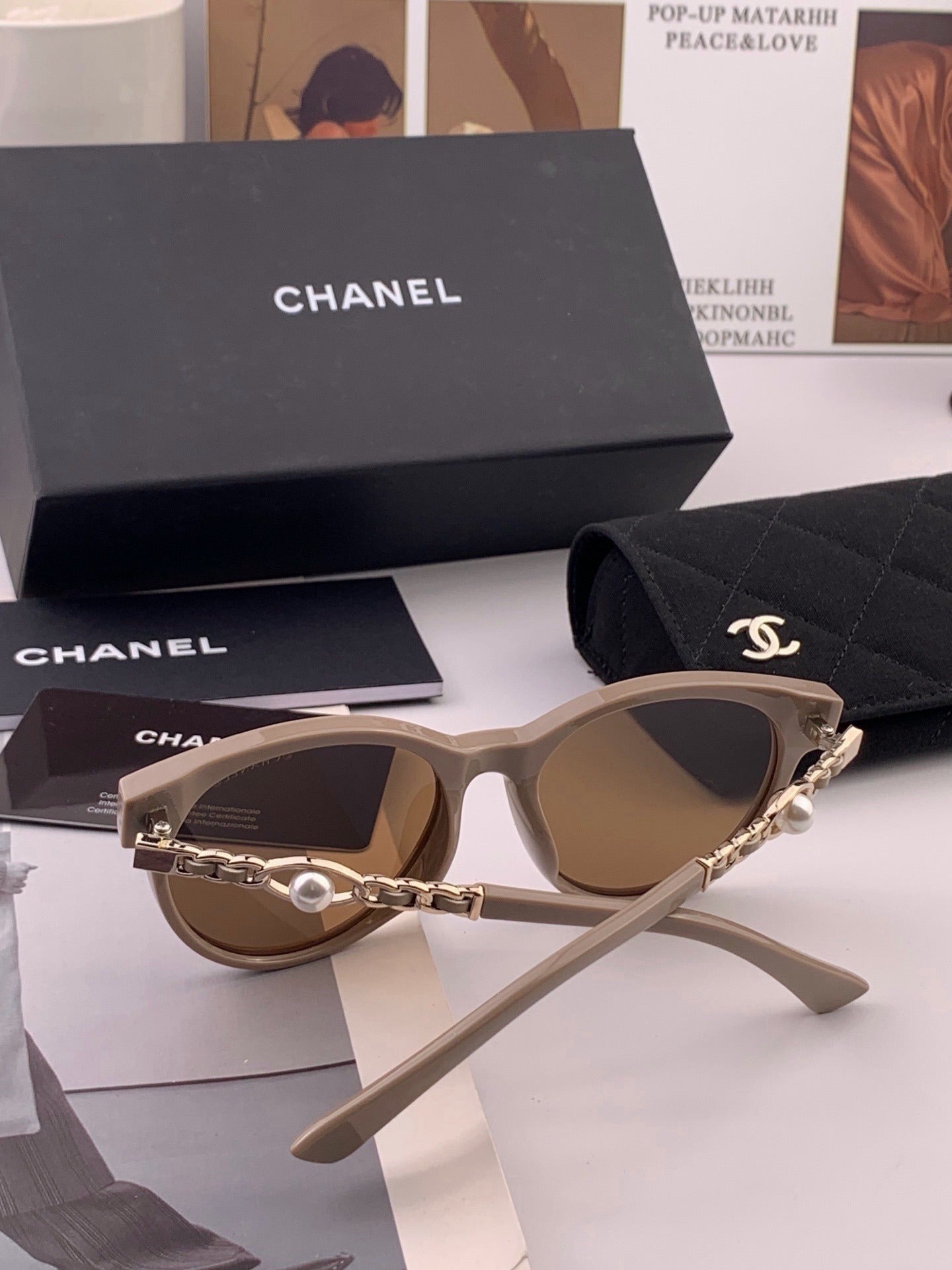 Chanel Pearl Sunglasses