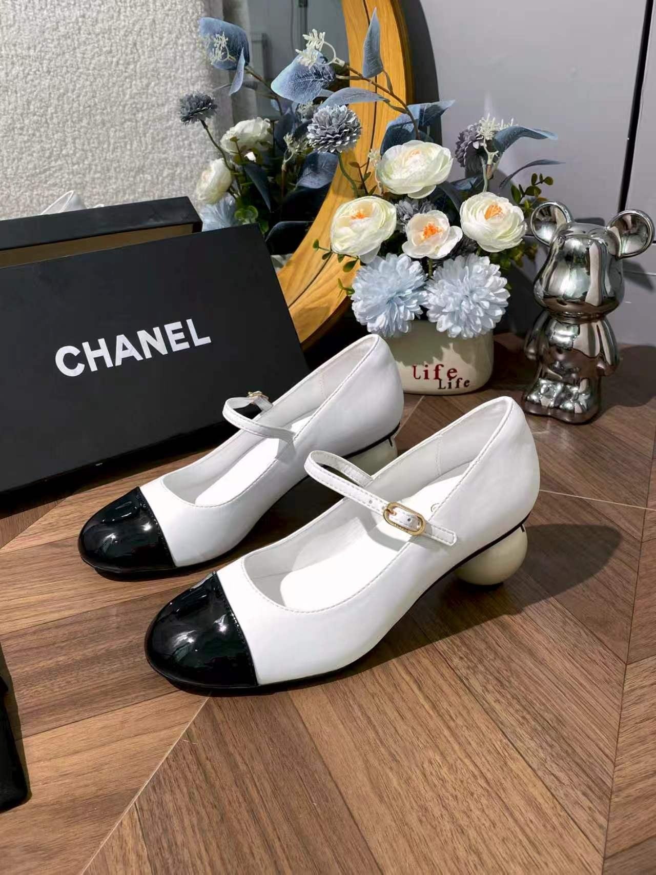 Chanel Pearl Shoes
