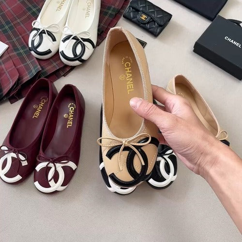Chanel Leather Ballet Flats
