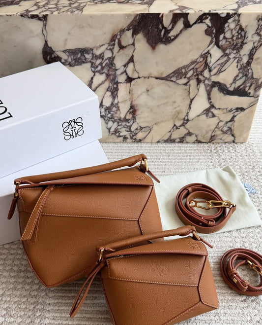 Loewe Leather Puzzle Clutch