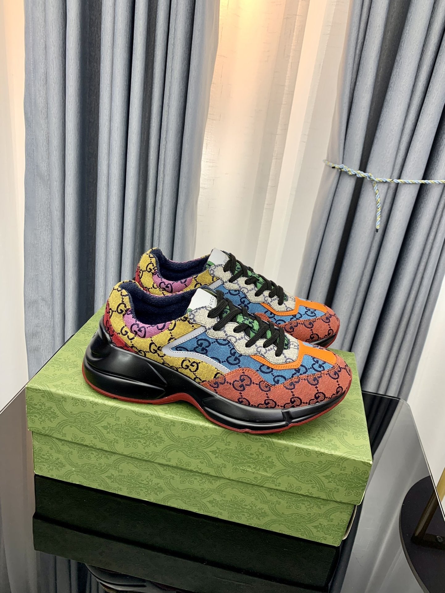 Gucci Lambskin Leather Sneakers
