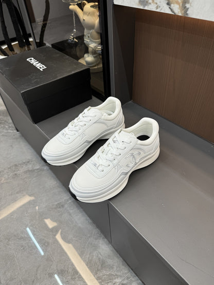 Chanel Canvas Logo Shoes