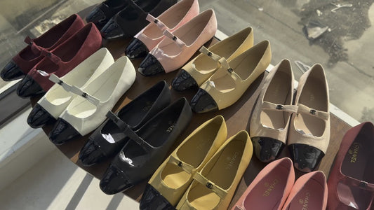 Chanel Patent Leather Bow Shoes