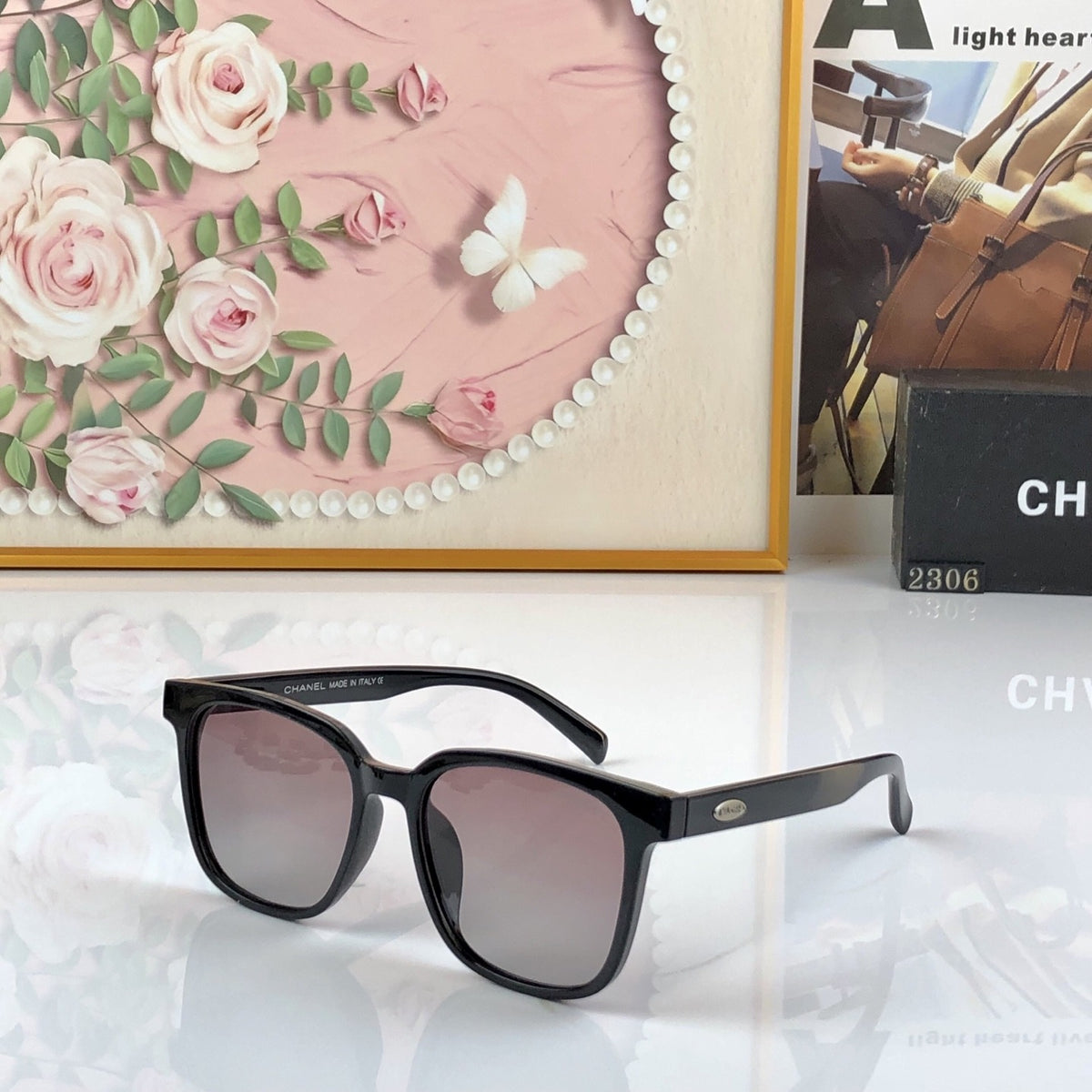 Chanel Vintage-Finish Sunglasses