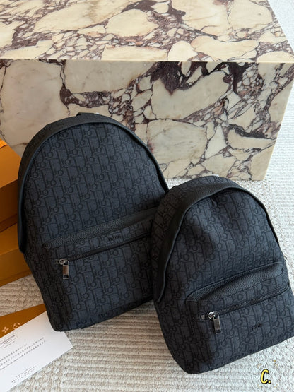Dior Canvas Logo Backpack