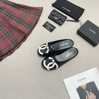 Chanel Leather Ballet Flats